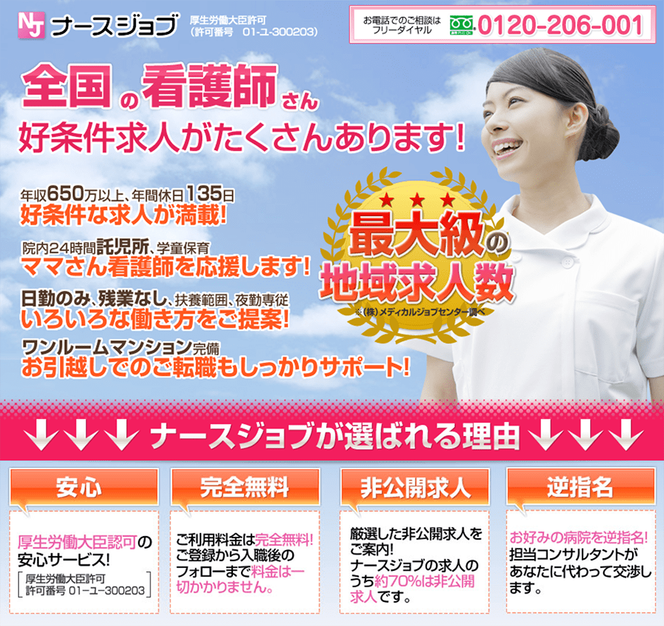 ナースジョブ詳細情報